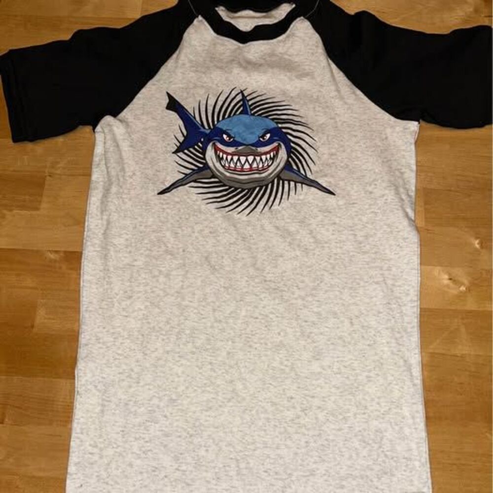 Boys Shark Pajama Shirt Size 14